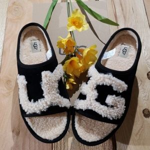 Ugg Slides, Size 8, Black